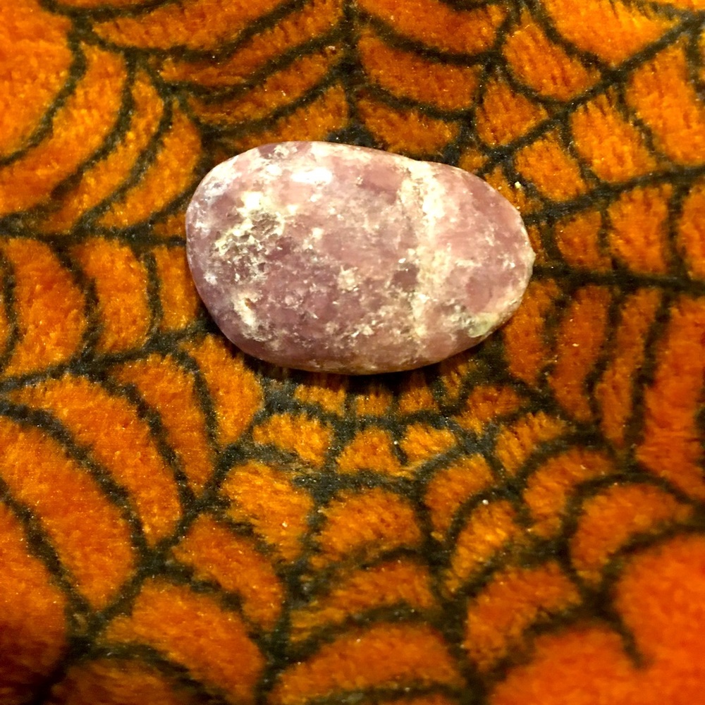 NEW🔮Lepidolite stone (polished), small in size, lavender in color.